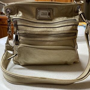 Large Tyler Rodan Crossbody Bag 11 1/2 “ wide 
12 1/2 “ long.  Like new